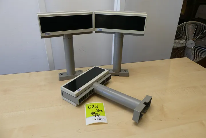 3x IBM Kundendisplay/POS-Display